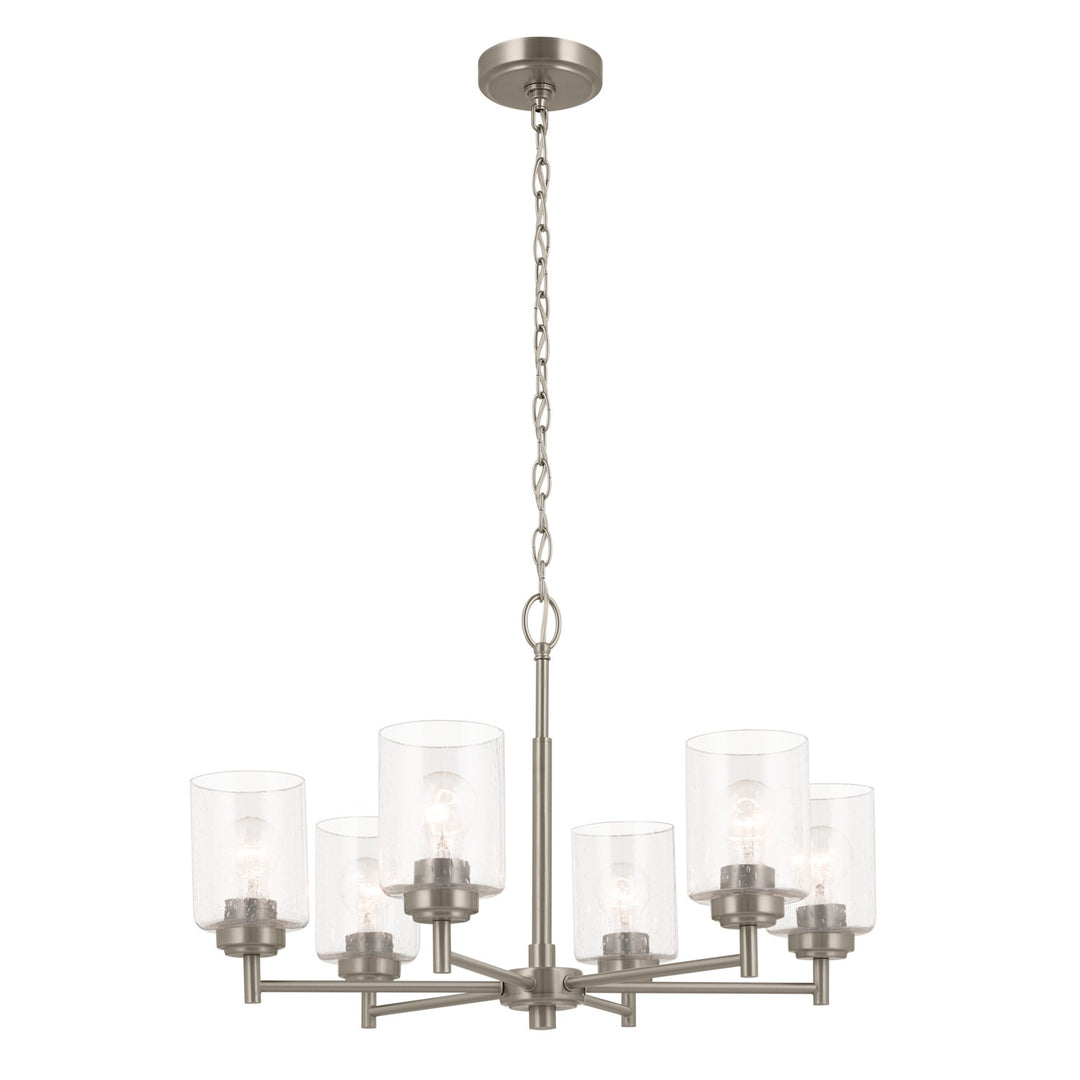 Kichler Canada - 52616NI - Six Light Chandelier - Winslow - Brushed Nickel