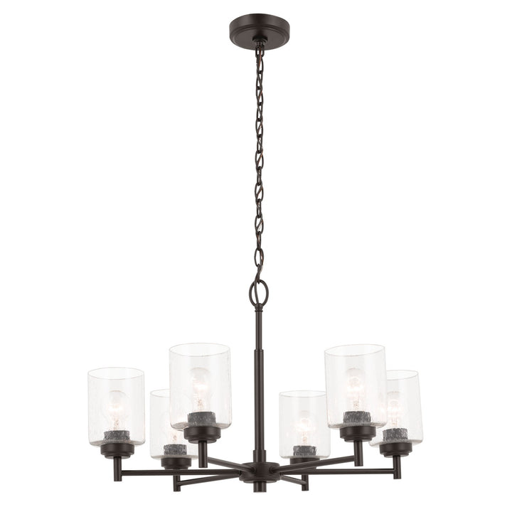 Kichler Canada - 52616OZ - Six Light Chandelier - Winslow - Bronze