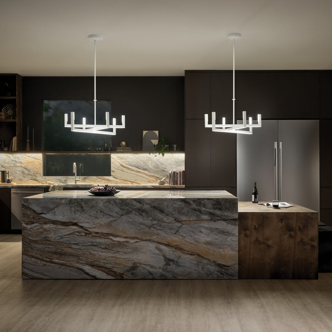 Kichler Canada - 84328WH - LED Chandelier - Priam - White