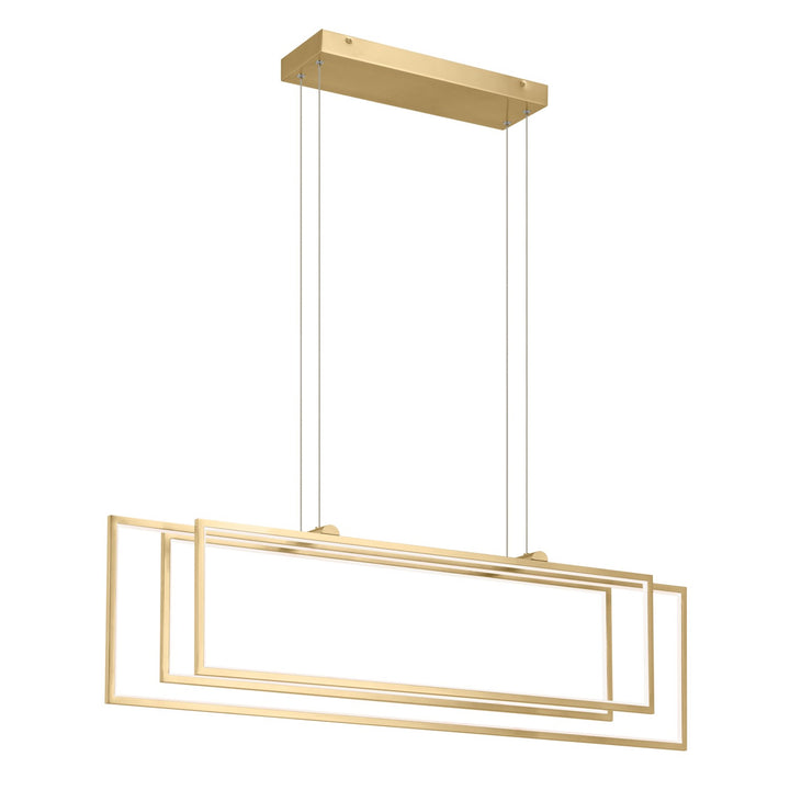 Kichler Canada - 84331CG - LED Linear Chandelier - Jestin - Champagne Gold