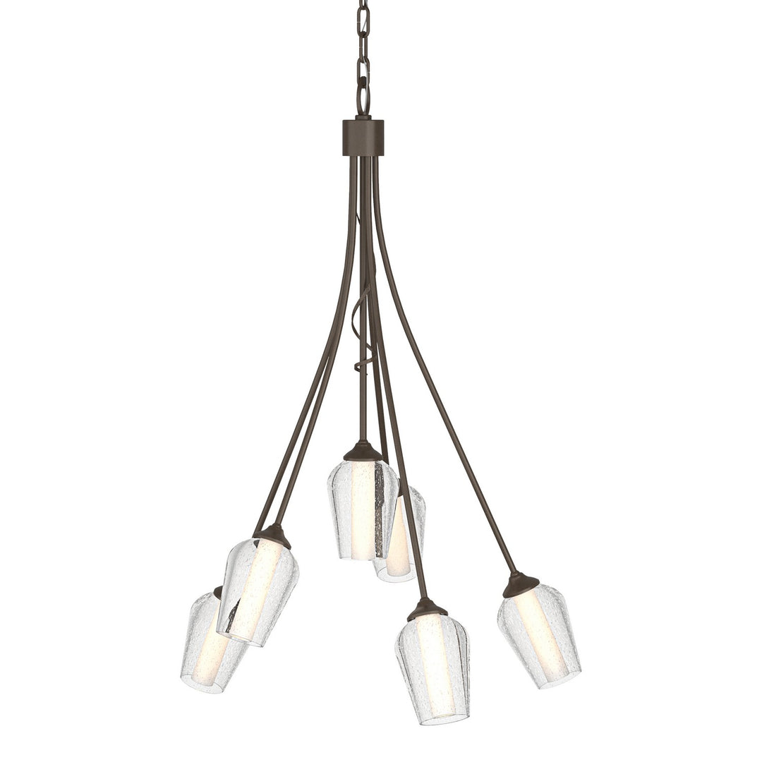 Flora Six Light Chandelier in Bronze - available from The Lighting Shoppe, trusted by Canadian homeowners