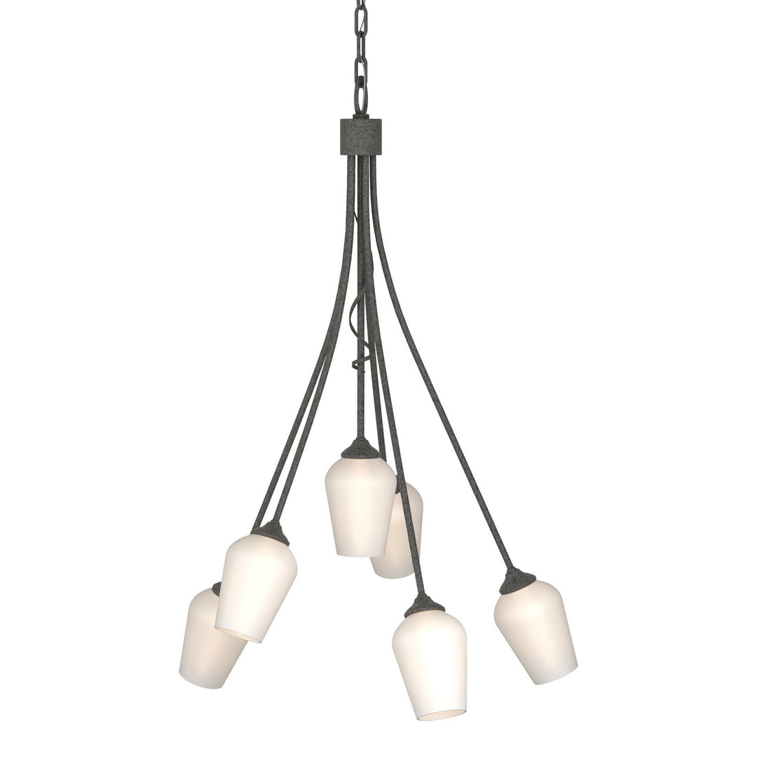 Hubbardton Forge Canada - 103043-SKT-20-GG0303 - Six Light Chandelier - Flora - Natural Iron