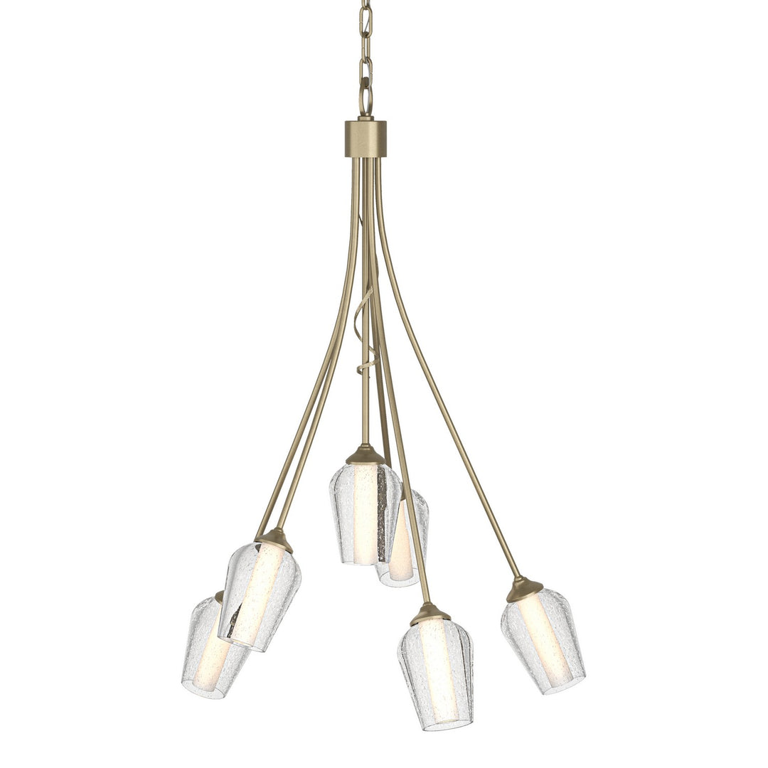 Hubbardton Forge Canada - 103043-SKT-84-ZS0354 - Six Light Chandelier - Flora - Soft Gold