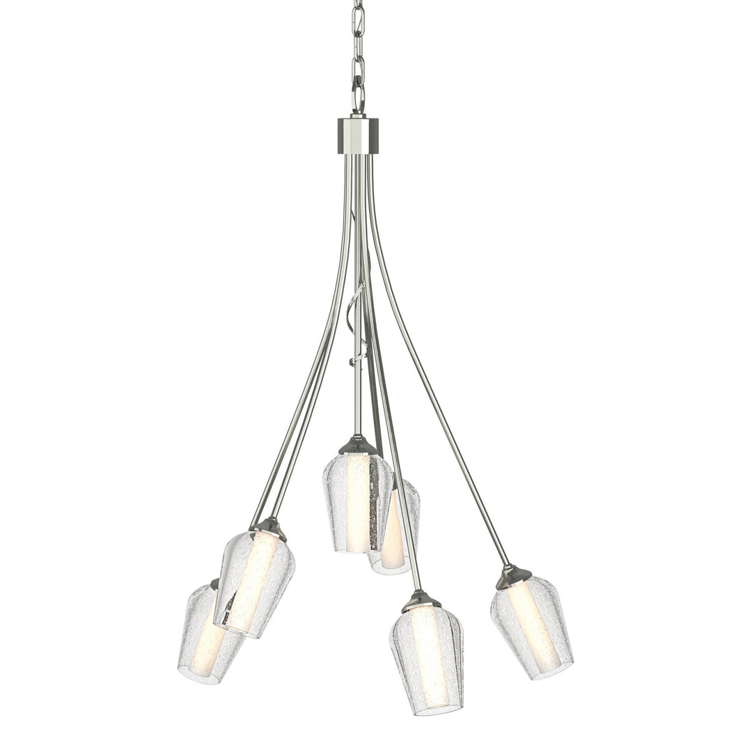 Hubbardton Forge Canada - 103043-SKT-85-ZS0354 - Six Light Chandelier - Flora - Sterling