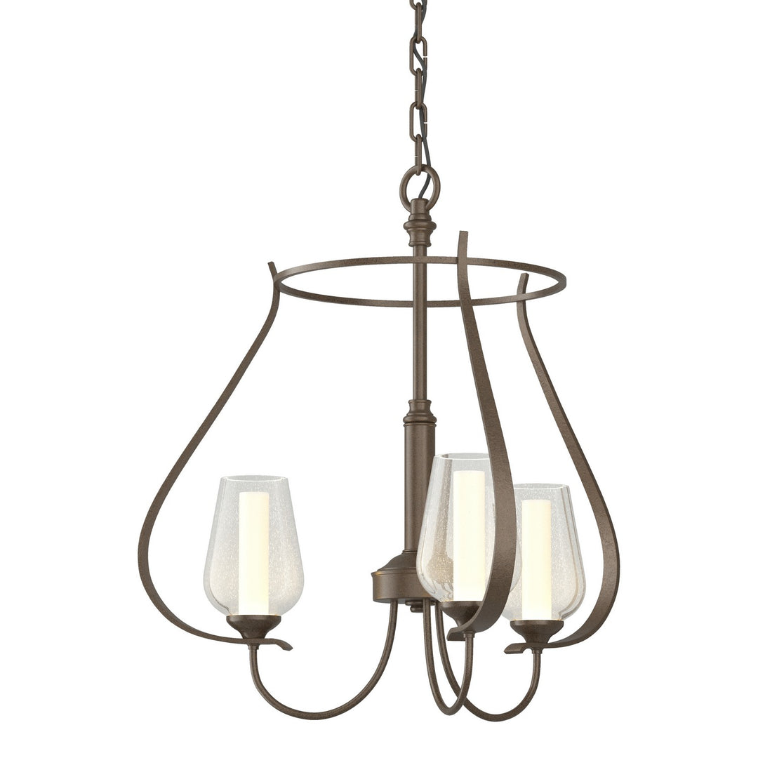 Hubbardton Forge Canada - 103047-SKT-05-ZS0354 - Three Light Chandelier - Flora - Bronze
