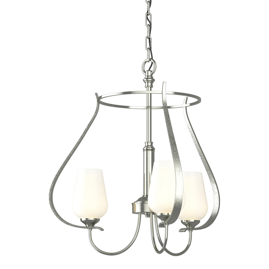 Flora Three Light Chandelier in Sterling - available from The Lighting Shoppe, trusted by Canadian homeowners