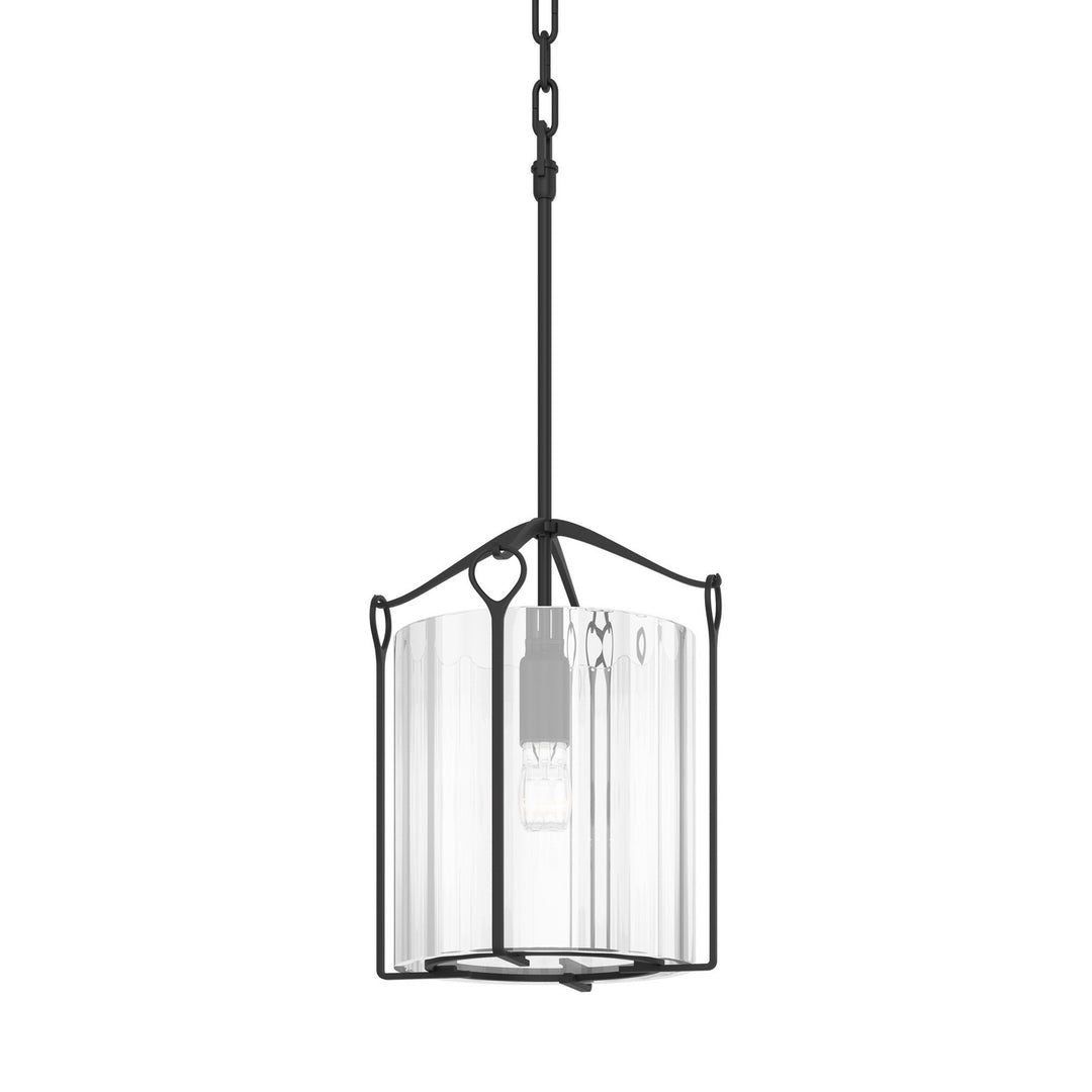 Bow One Light Mini Pendant in Black - available from The Lighting Shoppe, trusted by Canadian homeowners