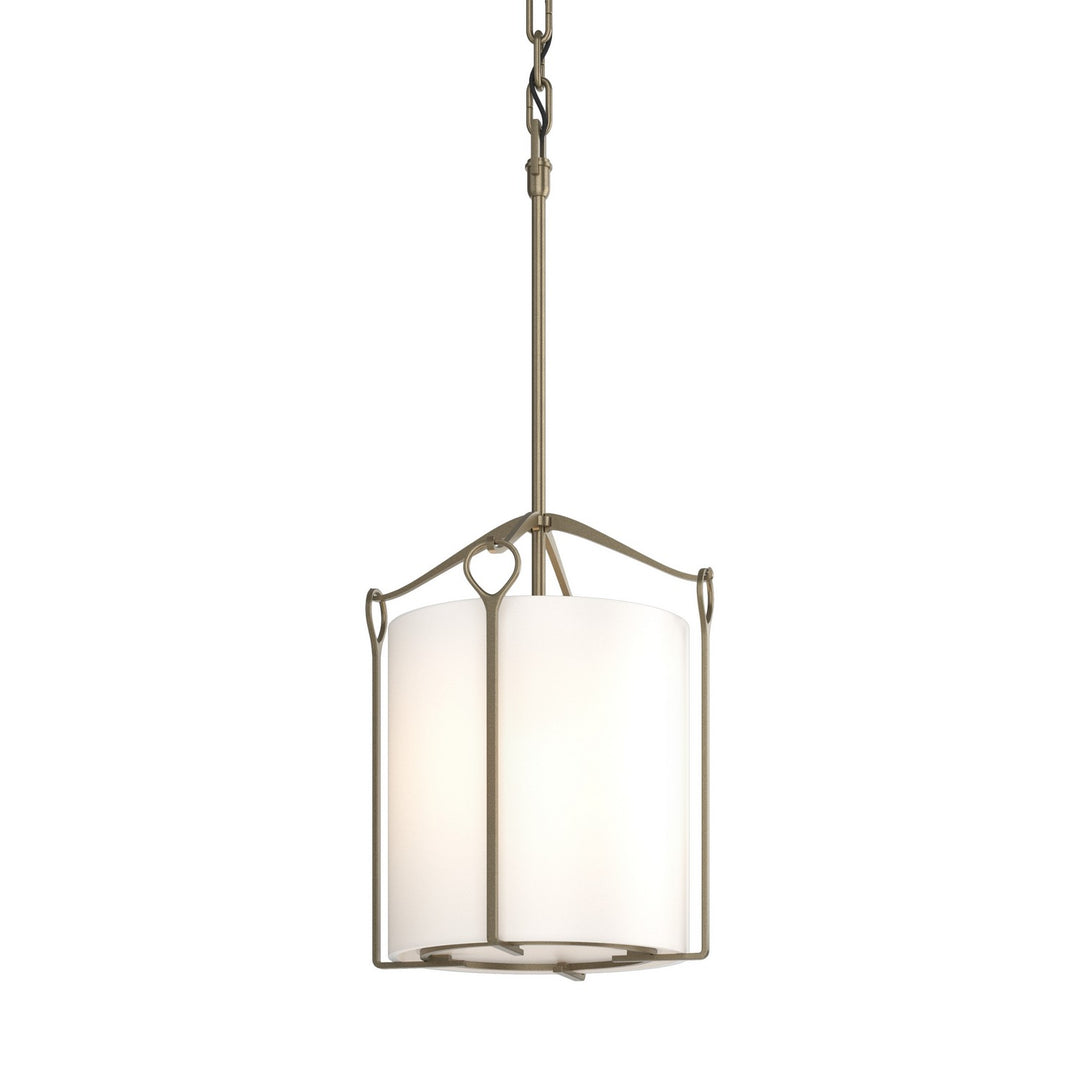 Bow One Light Mini Pendant in Soft Gold - available from The Lighting Shoppe, trusted by Canadian homeowners
