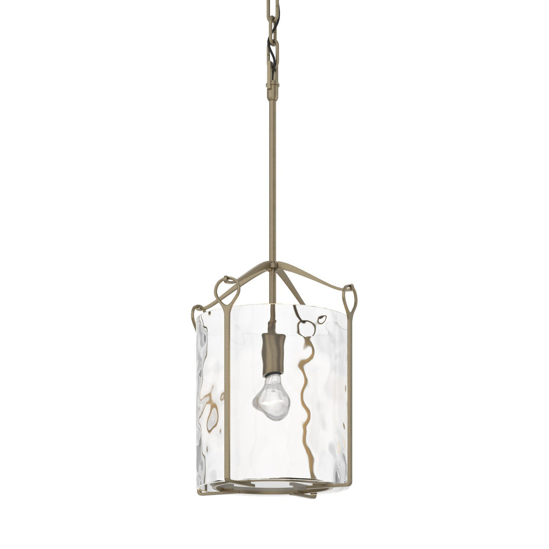 Bow One Light Mini Pendant in Soft Gold - available from The Lighting Shoppe, trusted by Canadian homeowners