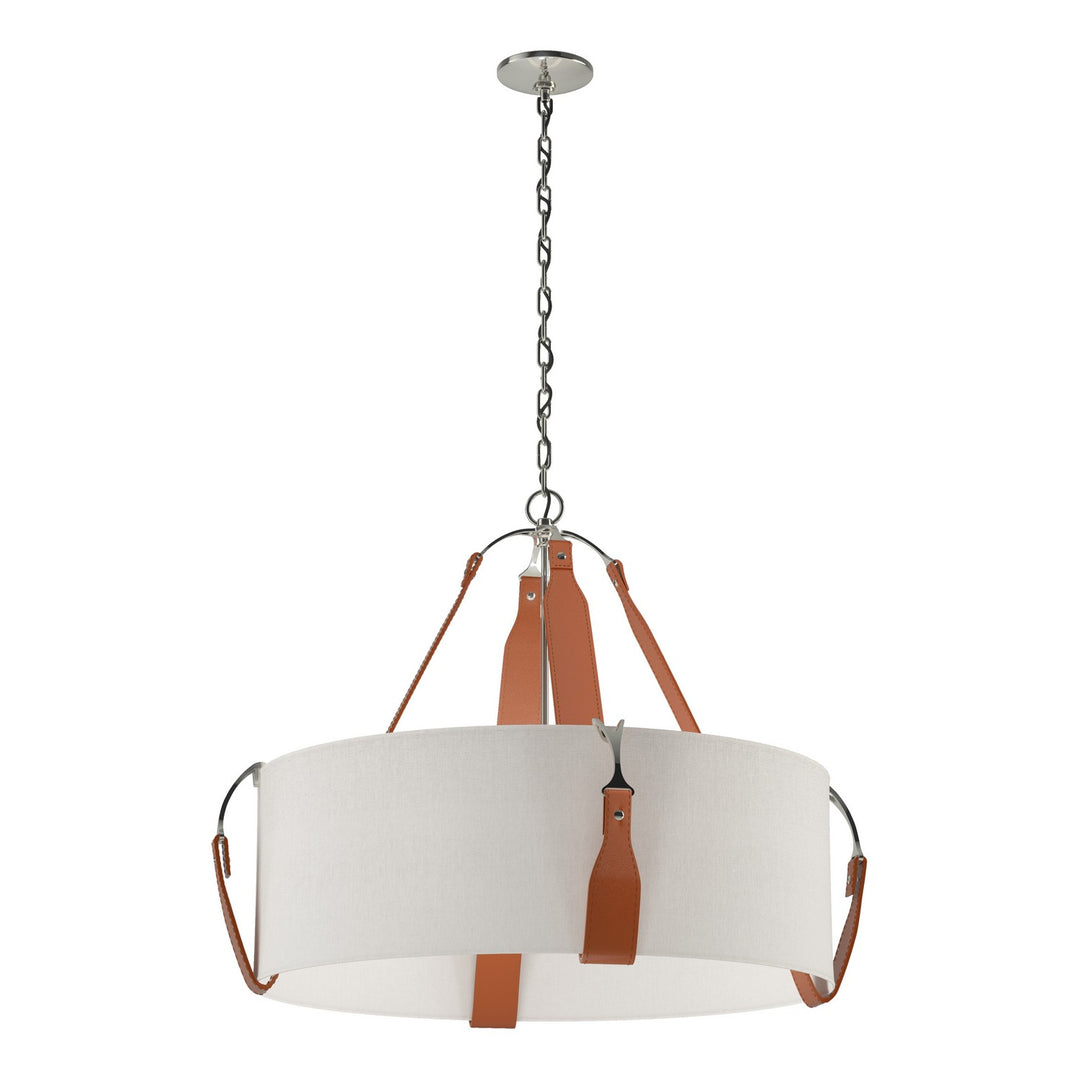 Saratoga Four Light Pendant in Polished Nickel - available from The Lighting Shoppe, trusted by Canadian homeowners