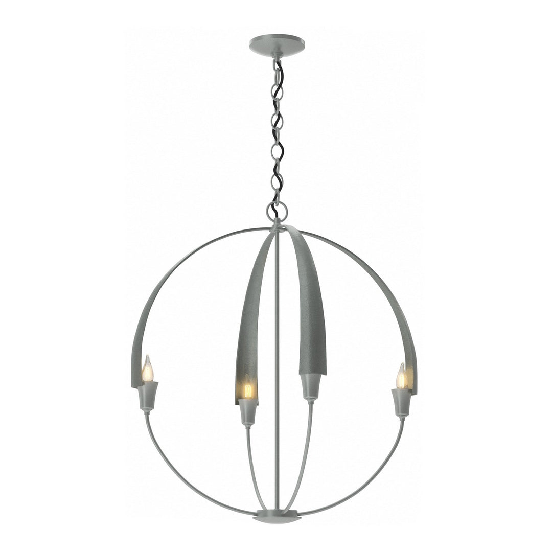 Hubbardton Forge Canada - 104203-SKT-82 - Four Light Chandelier - Cirque - Vintage Platinum