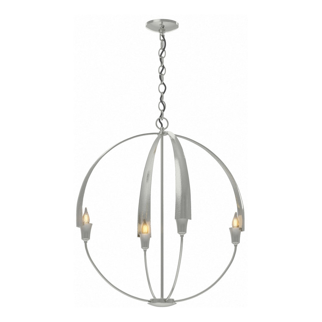 Hubbardton Forge Canada - 104203-SKT-85 - Four Light Chandelier - Cirque - Sterling