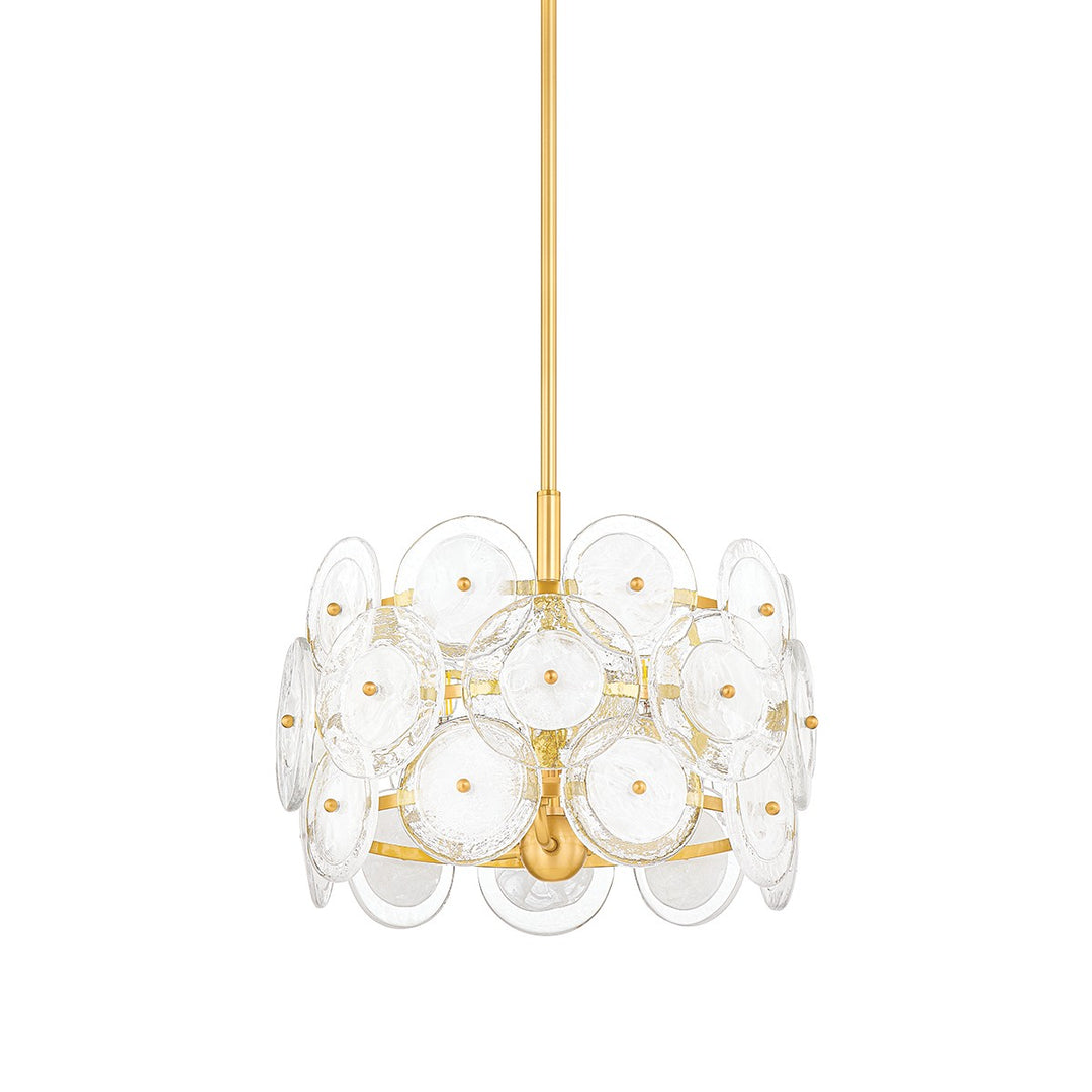 Zoella Three Light Pendant in Aged Brass - available from The Lighting Shoppe, trusted by Canadian homeowners