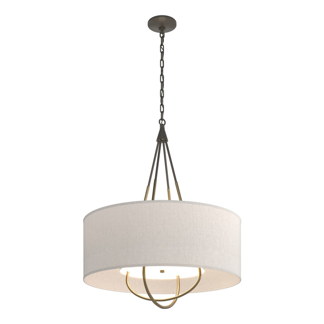Hubbardton Forge Canada - 104230-SKT-07-84-SE2811 - Four Light Pendant - Loop - Dark Smoke