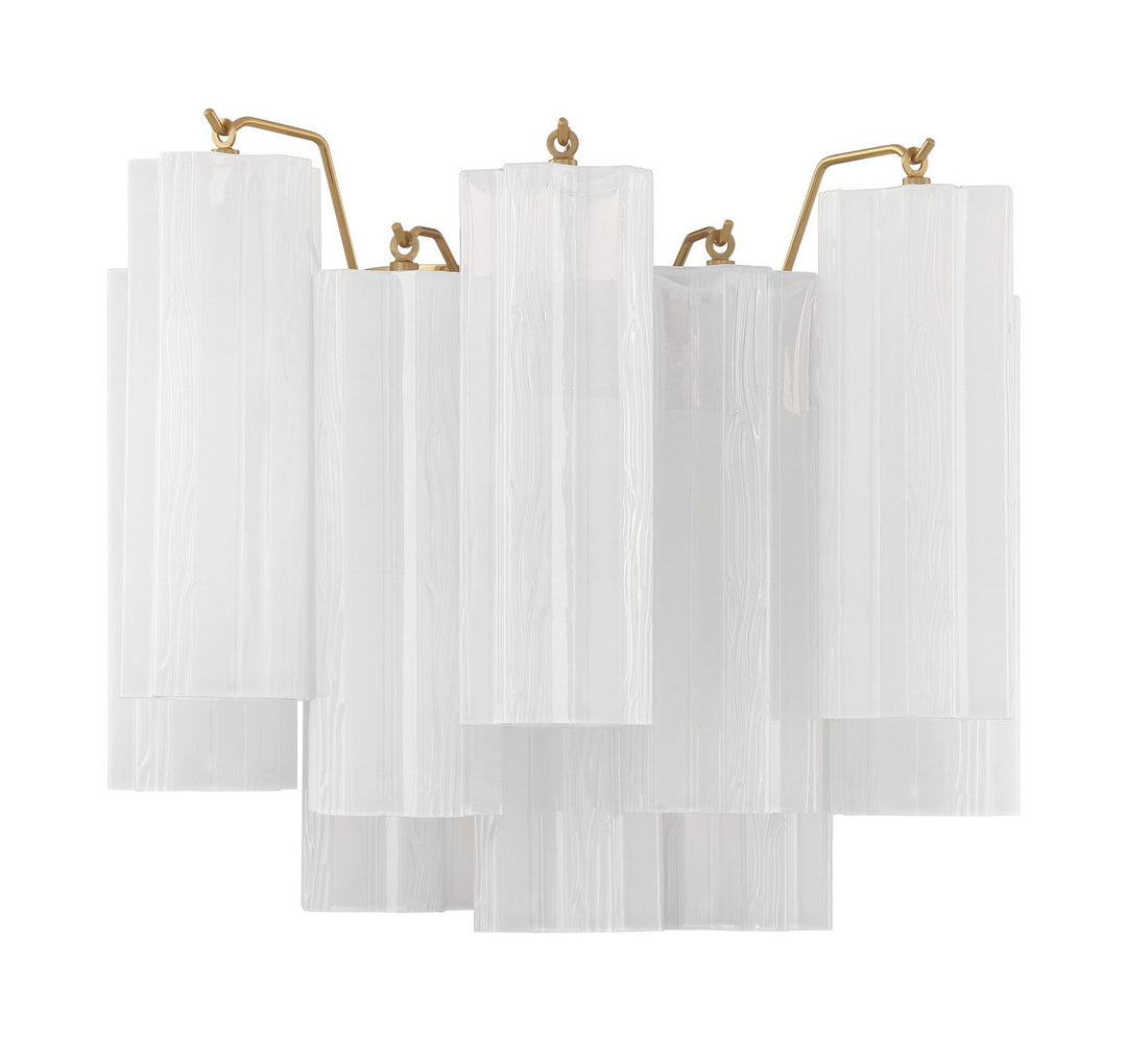 Addis Two Light Wall Sconce in Aged Brass - available from The Lighting Shoppe, trusted by Canadian homeowners
