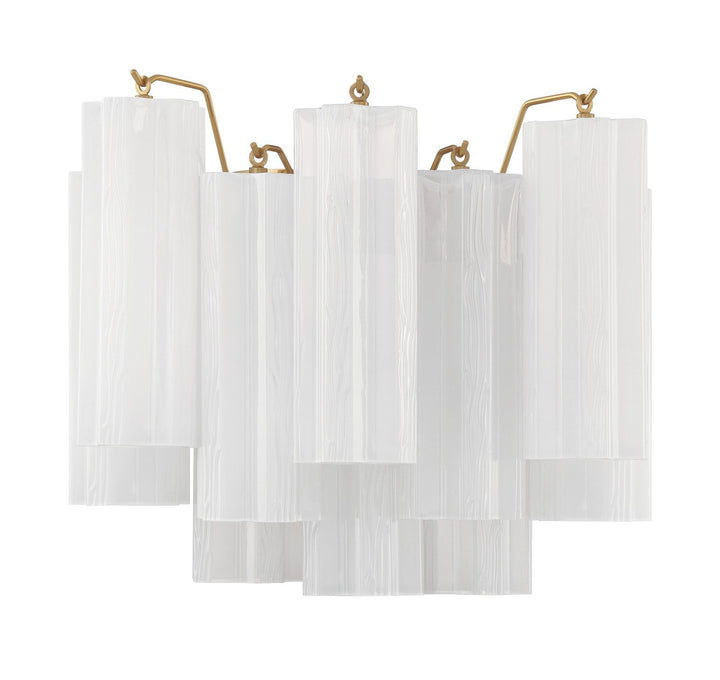Addis Two Light Wall Sconce in Aged Brass - available from The Lighting Shoppe, trusted by Canadian homeowners