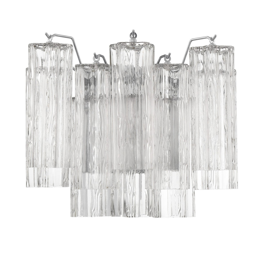 Addis Two Light Wall Sconce in Polished Chrome - available from The Lighting Shoppe, trusted by Canadian homeowners