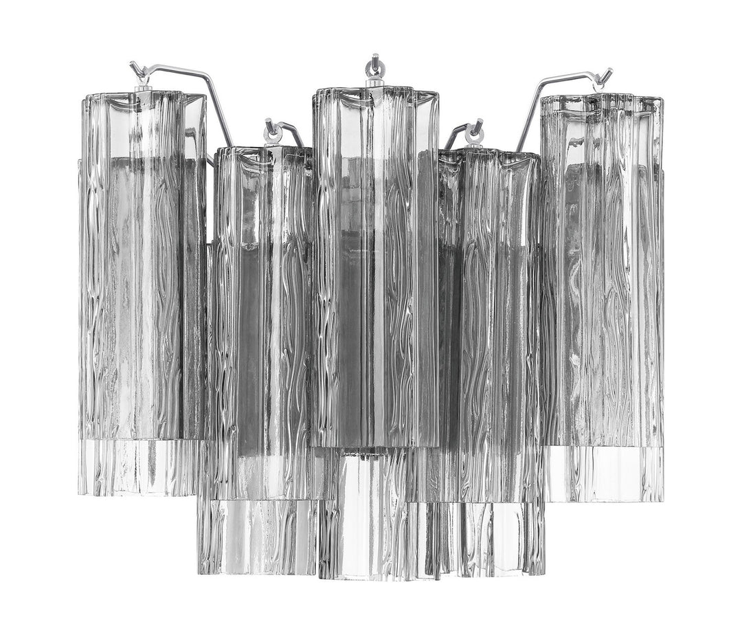 Addis Two Light Wall Sconce in Polished Chrome - available from The Lighting Shoppe, trusted by Canadian homeowners
