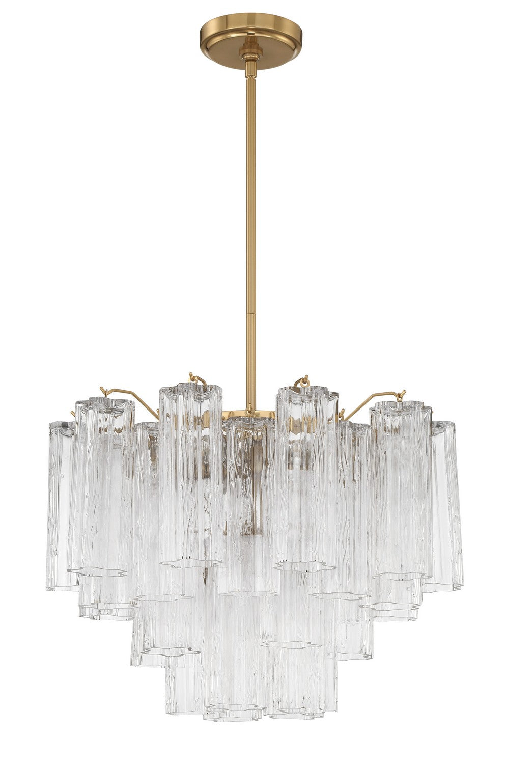 Addis Six Light Chandelier in Aged Brass - available from The Lighting Shoppe, trusted by Canadian homeowners