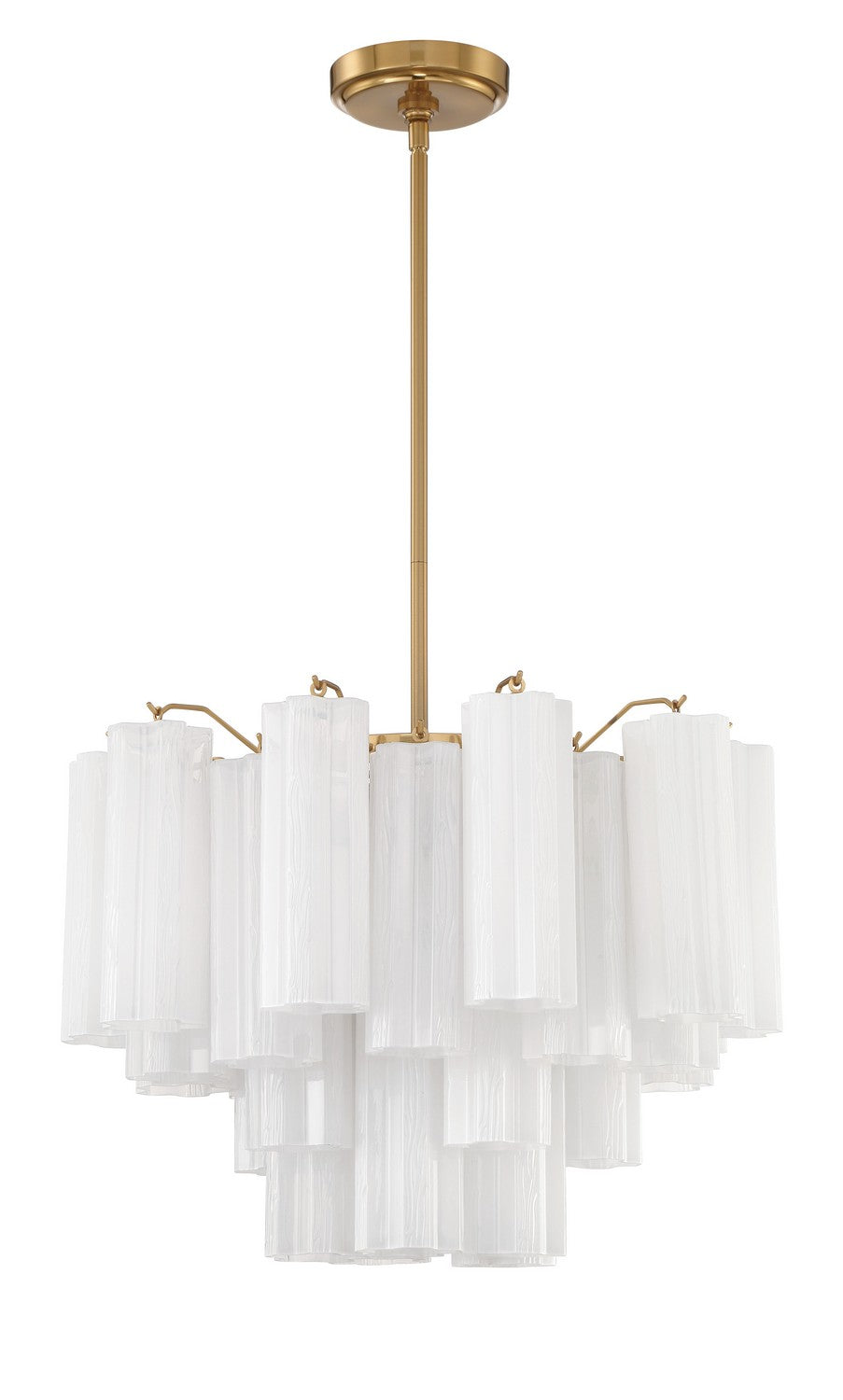 Addis Six Light Chandelier in Aged Brass - available from The Lighting Shoppe, trusted by Canadian homeowners