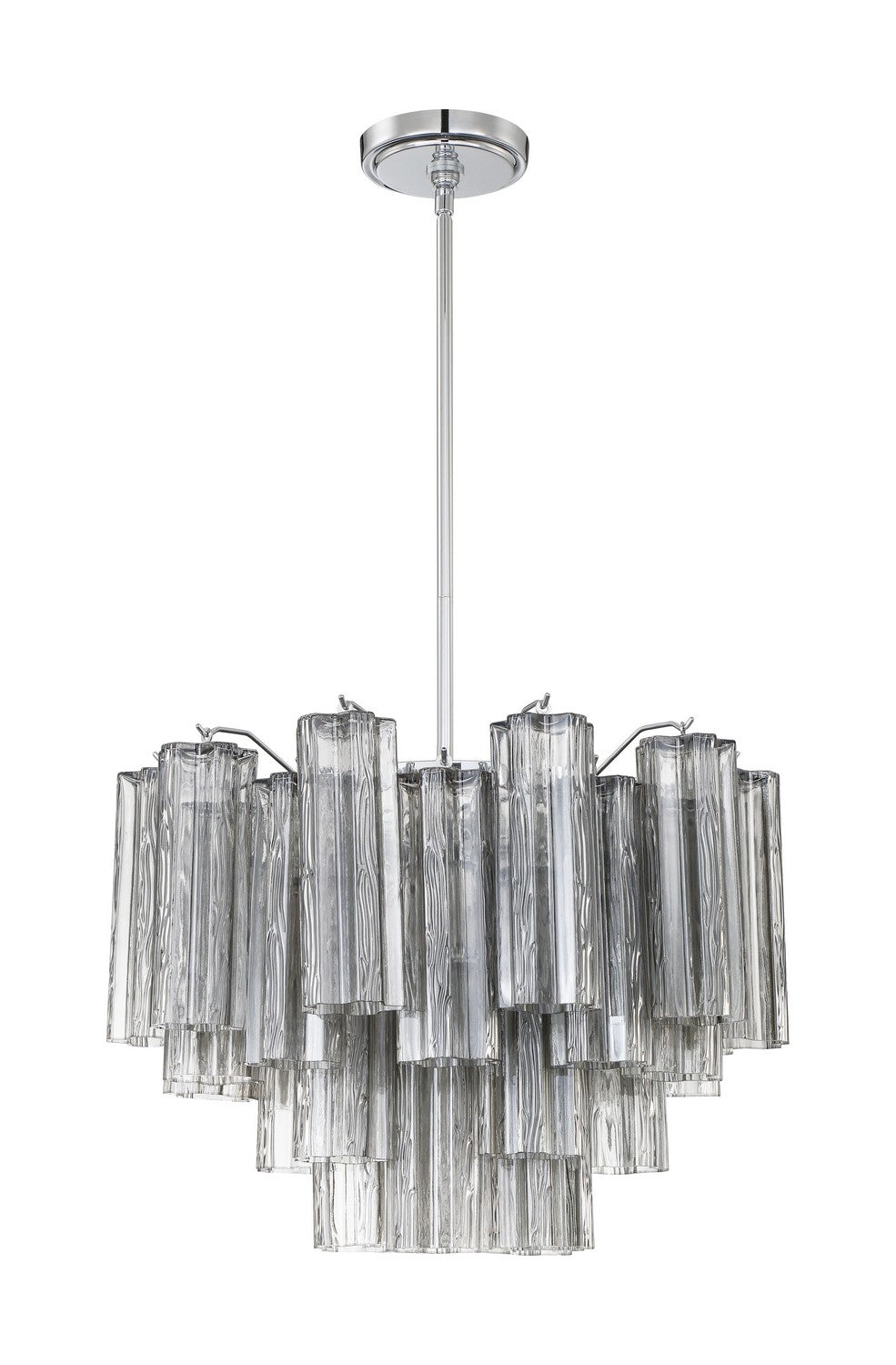Addis Six Light Chandelier in Polished Chrome - available from The Lighting Shoppe, trusted by Canadian homeowners