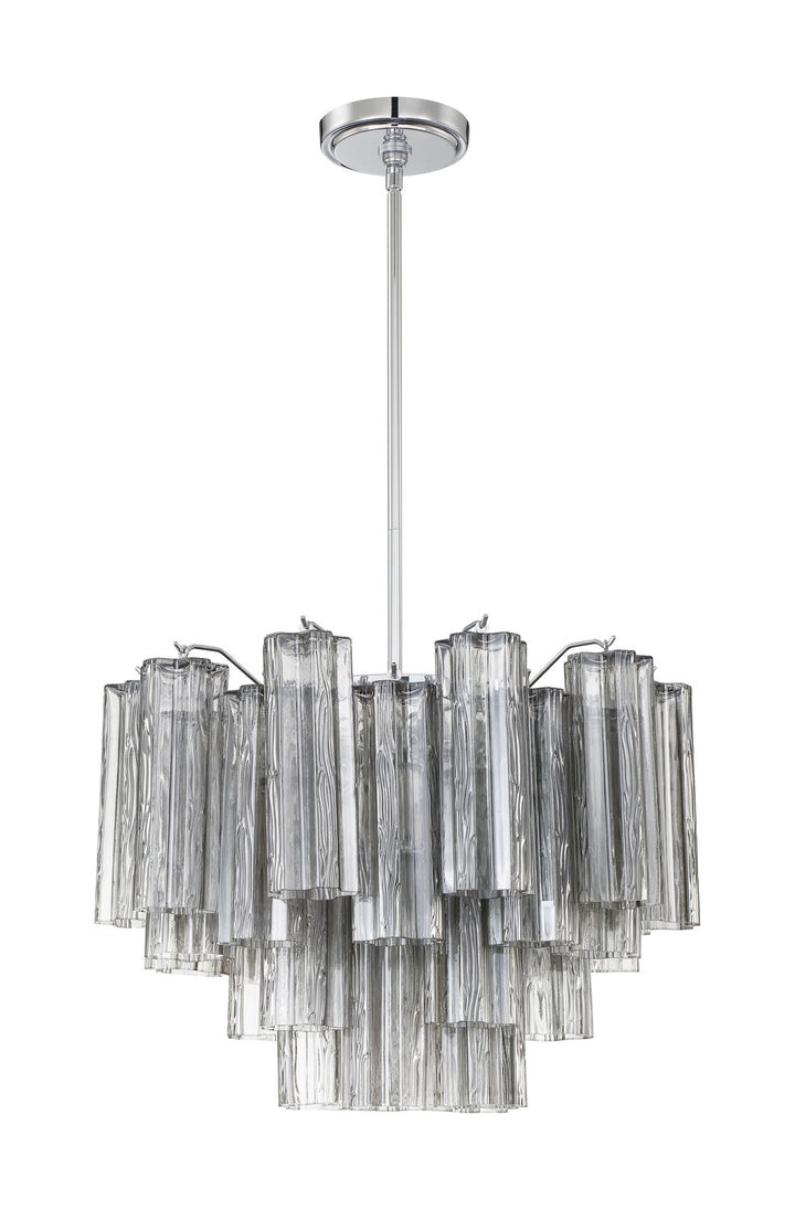 Addis Six Light Chandelier in Polished Chrome - available from The Lighting Shoppe, trusted by Canadian homeowners
