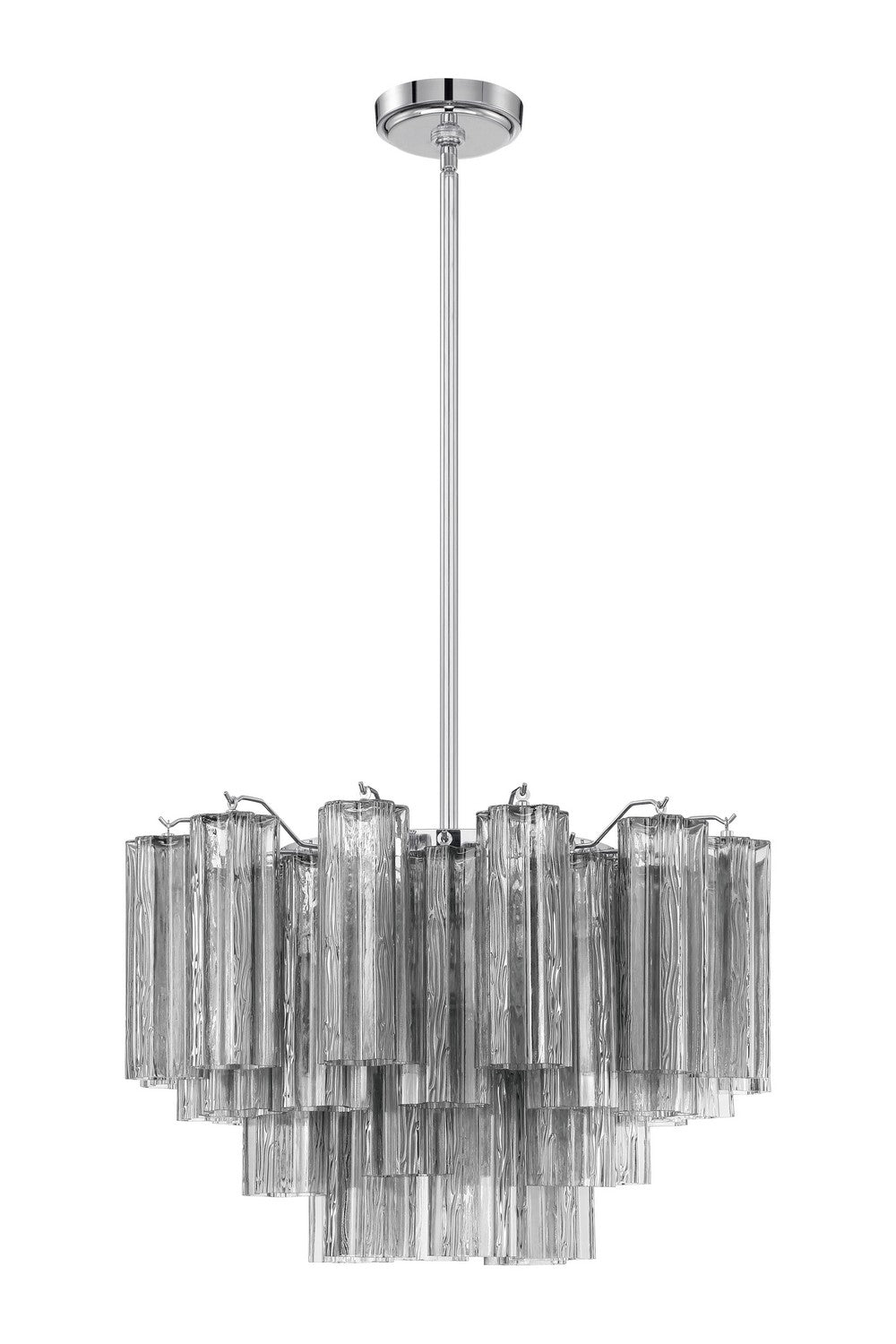 Addis Nine Light Chandelier in Polished Chrome - available from The Lighting Shoppe, trusted by Canadian homeowners