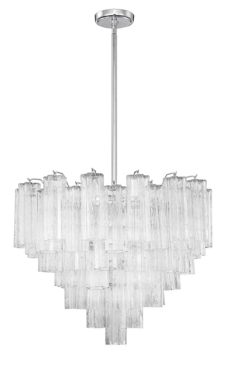 Addis 12 Light Chandelier in Polished Chrome - available from The Lighting Shoppe, trusted by Canadian homeowners
