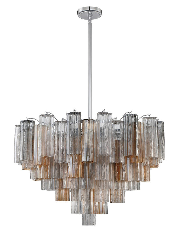 Addis 16 Light Chandelier in Polished Chrome - available from The Lighting Shoppe, trusted by Canadian homeowners