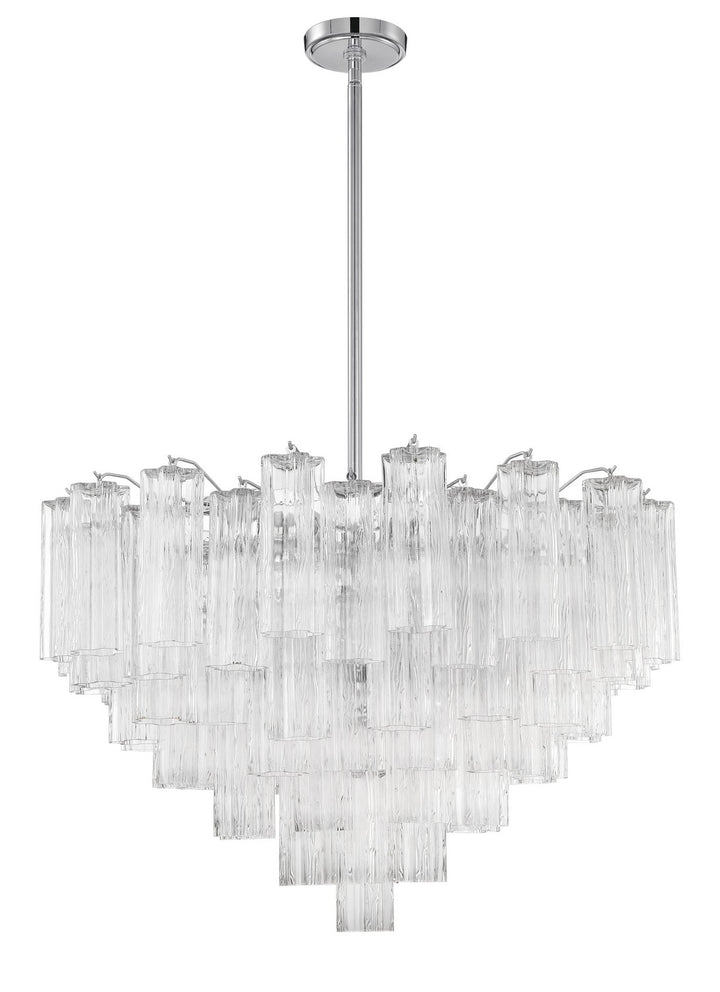 Addis 16 Light Chandelier in Polished Chrome - available from The Lighting Shoppe, trusted by Canadian homeowners