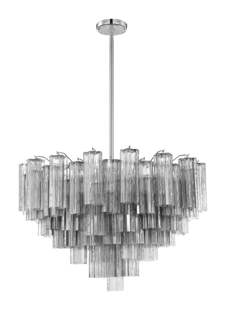 Addis 16 Light Chandelier in Polished Chrome - available from The Lighting Shoppe, trusted by Canadian homeowners