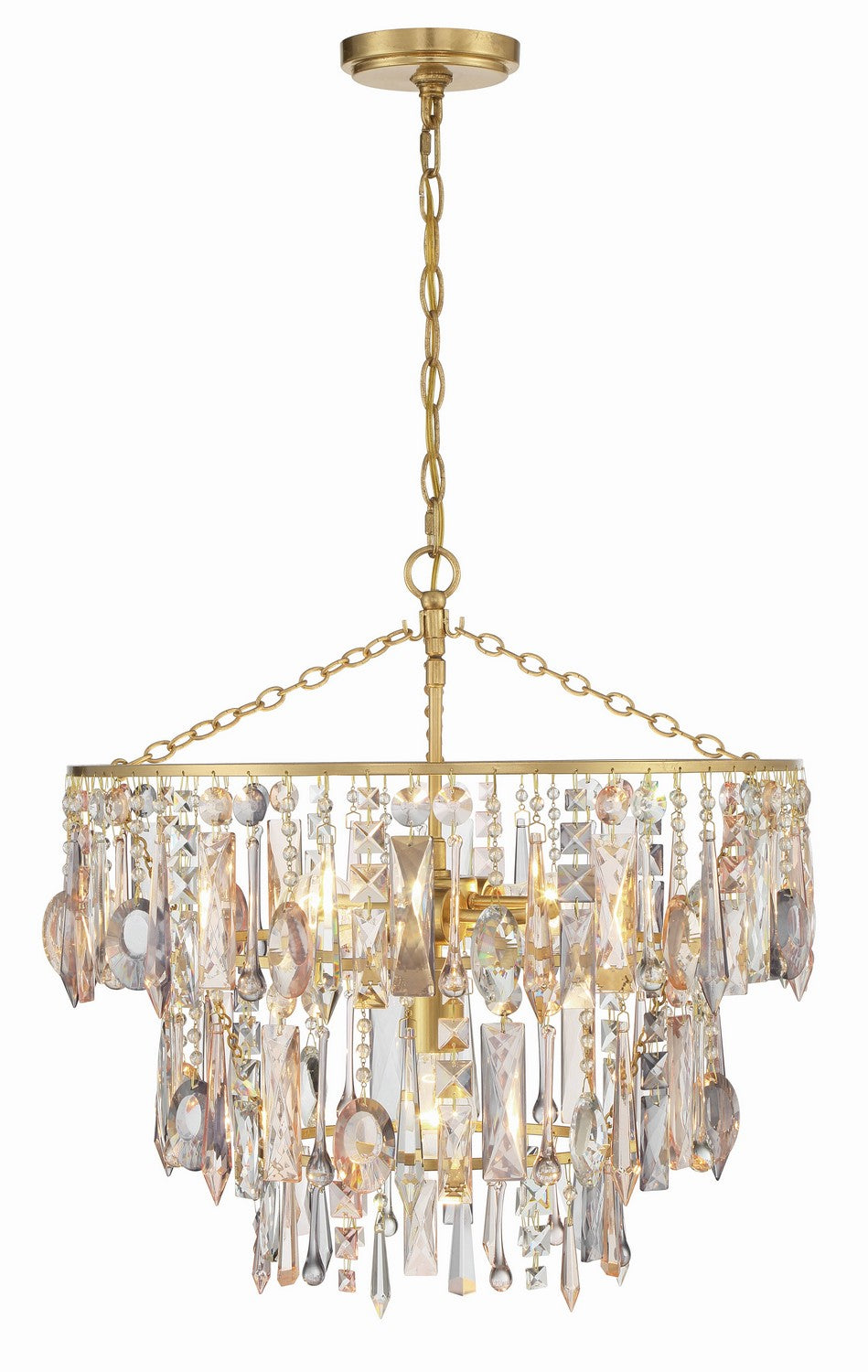 Elsa Three Light Pendant in Antique Gold - available from The Lighting Shoppe, trusted by Canadian homeowners