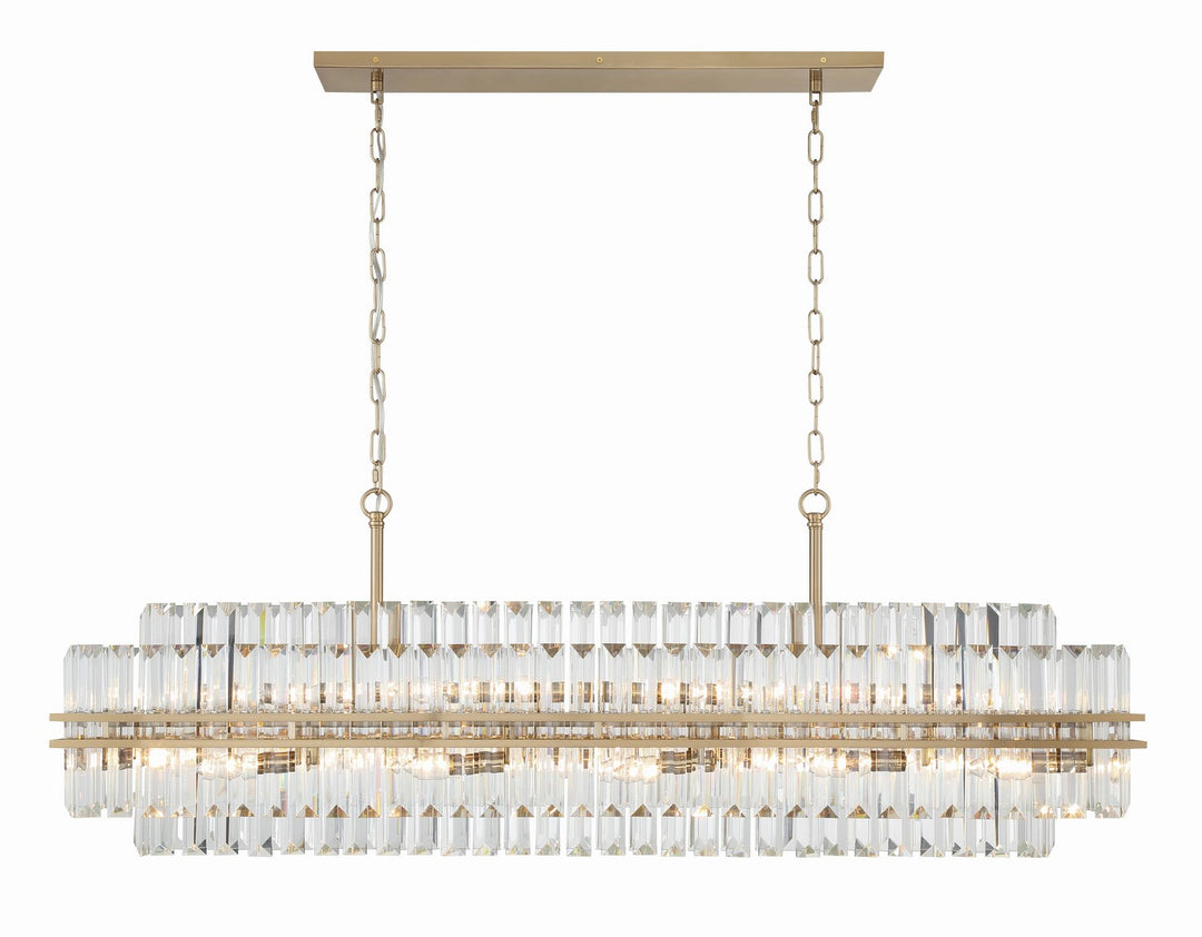 Hayes 16 Light Chandelier in Aged Brass - available from The Lighting Shoppe, trusted by Canadian homeowners