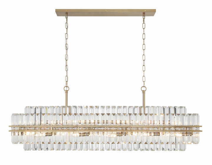 Hayes 16 Light Chandelier in Aged Brass - available from The Lighting Shoppe, trusted by Canadian homeowners