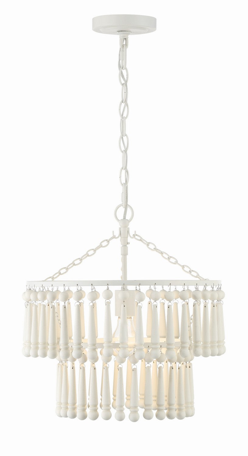 Tiana One Light Pendant in Matte White - available from The Lighting Shoppe, trusted by Canadian homeowners