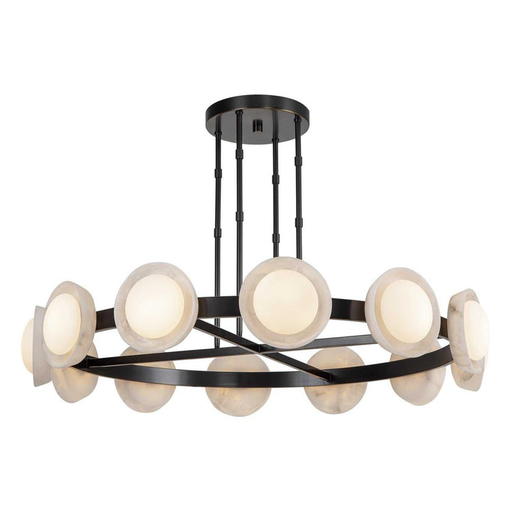 Alora Canada - CH320050UBAR - LED Chandelier - Alonso - Urban Bronze/Alabaster