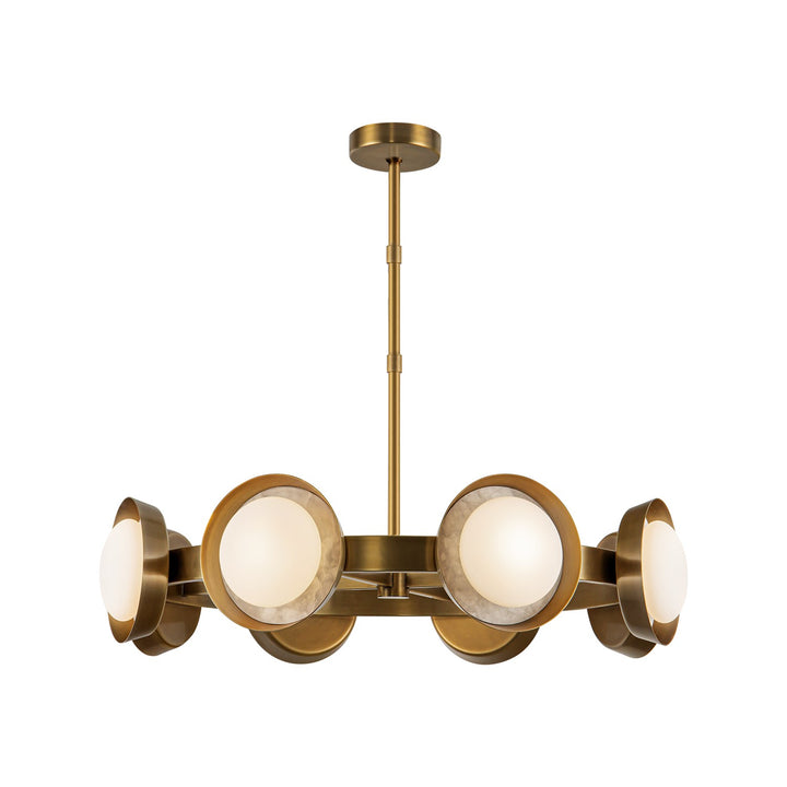 Alora Canada - CH320837VB - LED Chandelier - Alonso - Vintage Brass