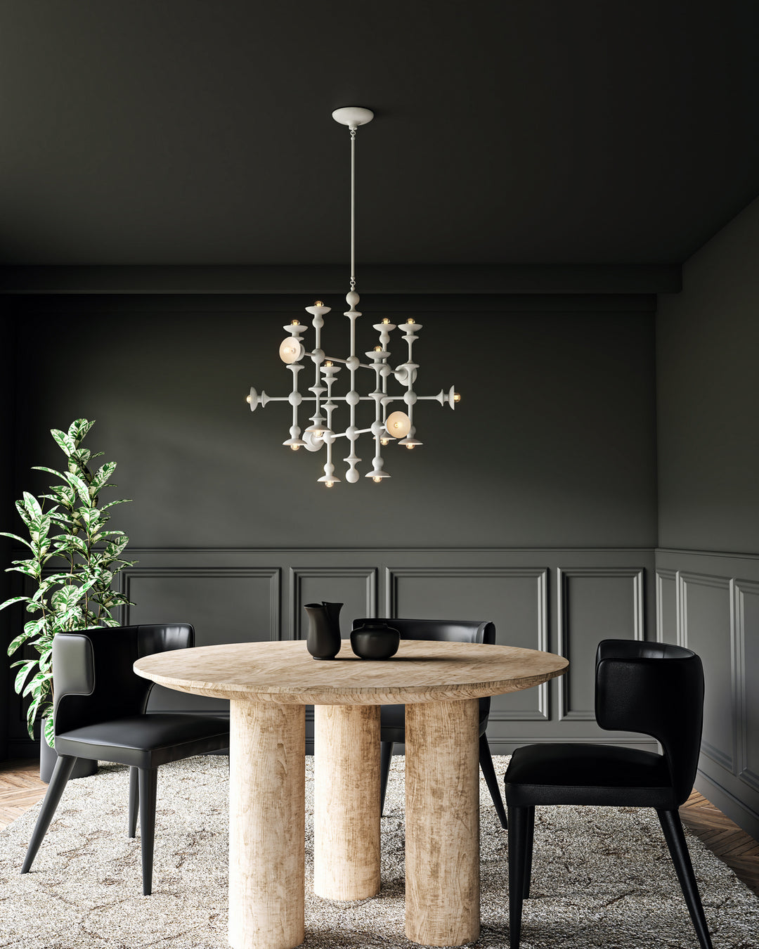 Alora Canada - CH328129AW - 18 Light Chandelier - Cadence - Antique White