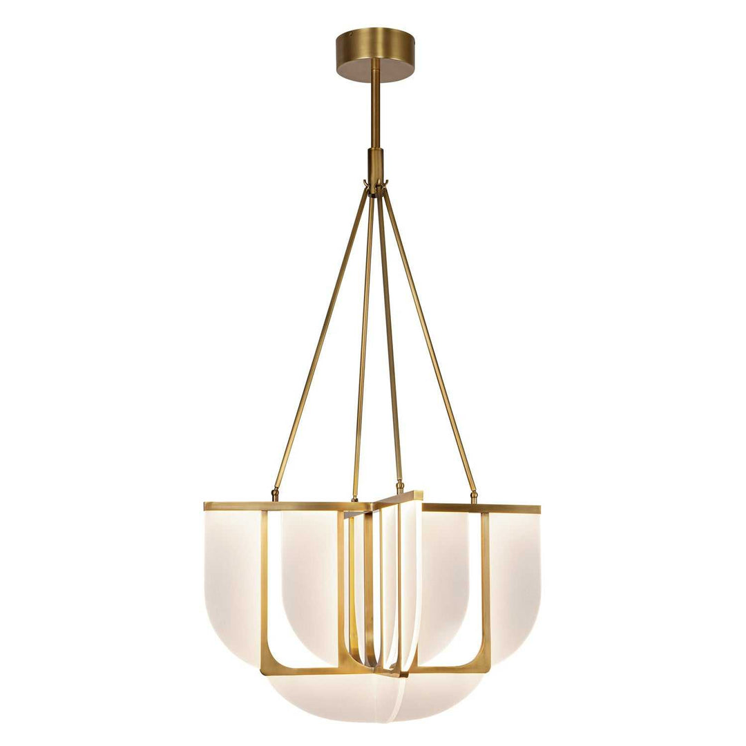 Alora Canada - CH336830VB - LED Chandelier - Anders - Vintage Brass