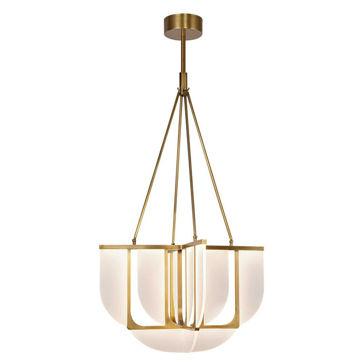 Alora Canada - CH336830VB - LED Chandelier - Anders - Vintage Brass
