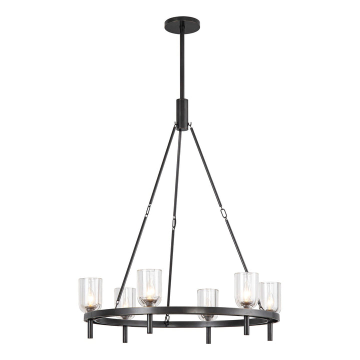 Alora Canada - CH338632UBCC - Six Light Chandelier - Lucian - Urban Bronze/Clear Crystal