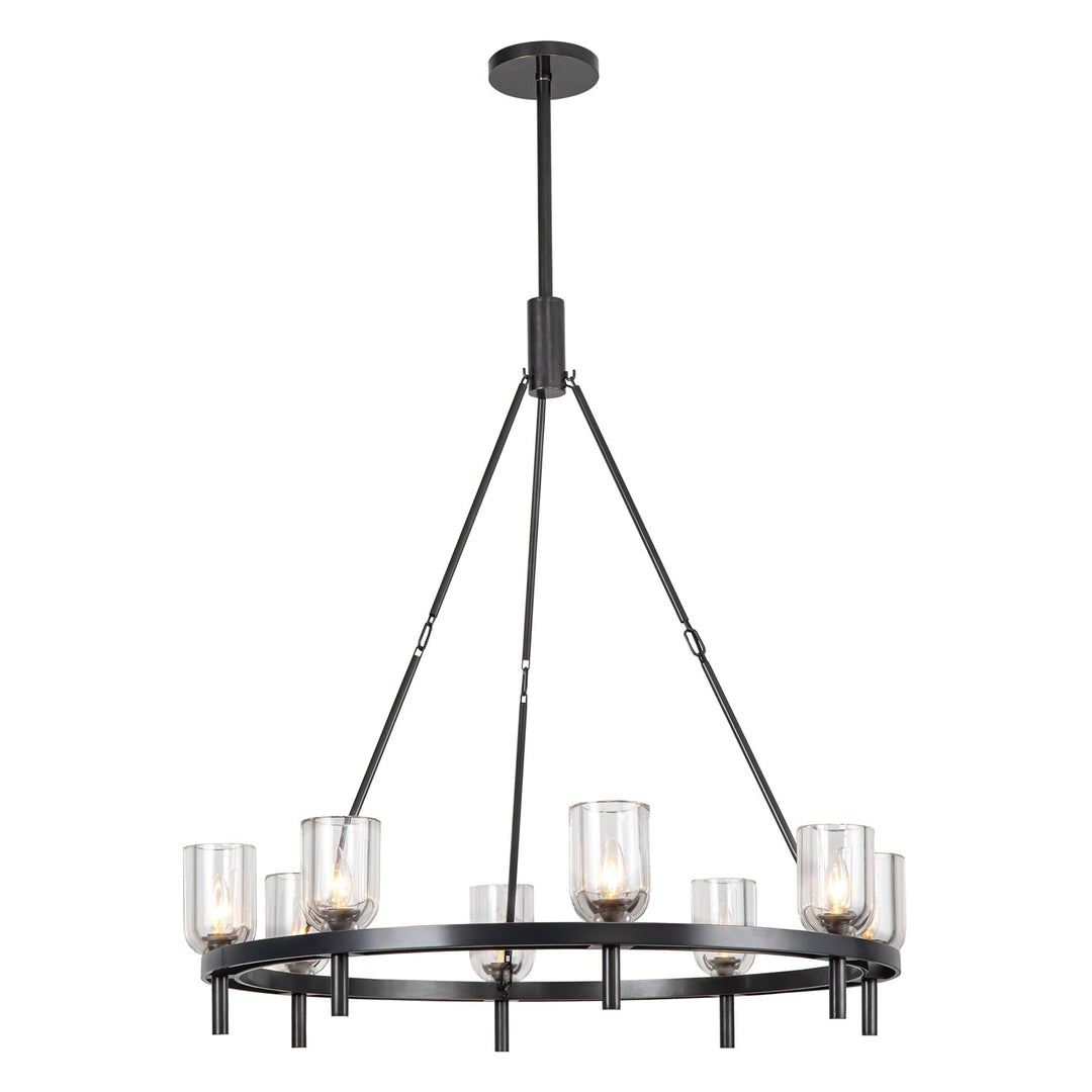 Alora Canada - CH338836UBCC - Eight Light Chandelier - Lucian - Urban Bronze/Clear Crystal