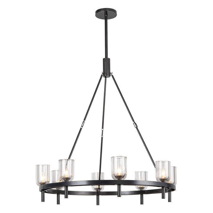 Alora Canada - CH338836UBCC - Eight Light Chandelier - Lucian - Urban Bronze/Clear Crystal