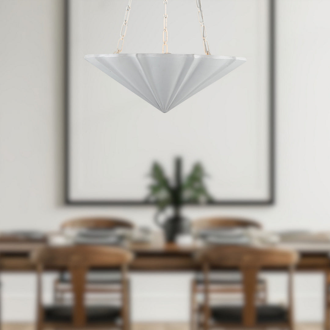 Alora Canada - CH352323AW - Three Light Chandelier - Martine - Antique White