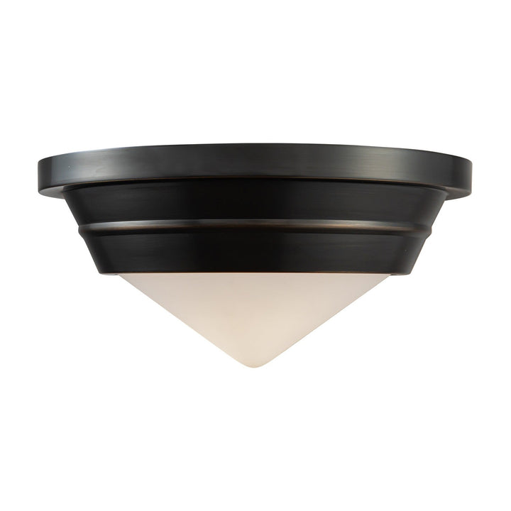 Alora Canada - FM348010UBOP - One Light Flush Mount - Willard - Urban Bronze/Opal Matte Glass
