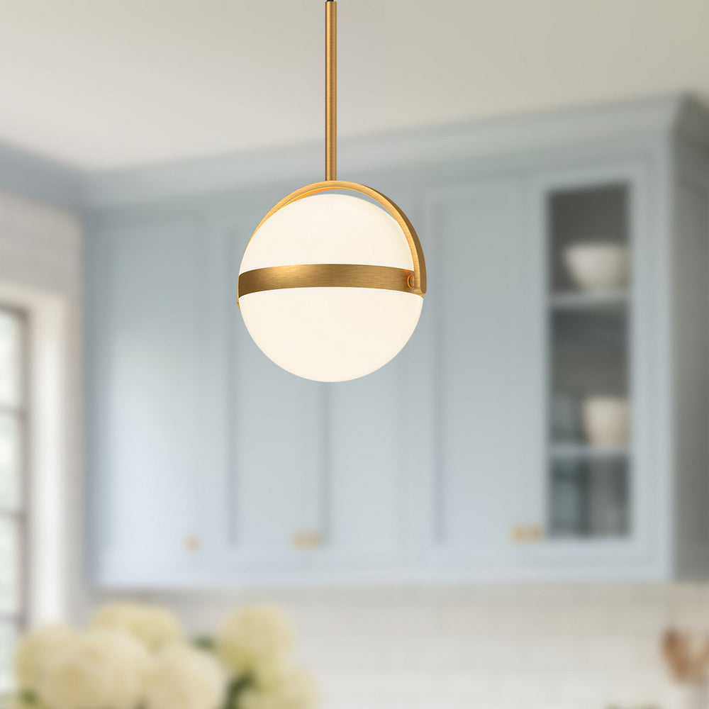 Alora Canada - PD301001BG - LED Pendant - Globo - Brushed Gold