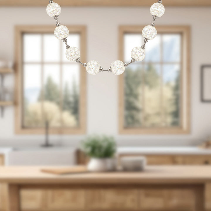 Alora Canada - PD321708PN - LED Pendant - Marni - Polished Nickel