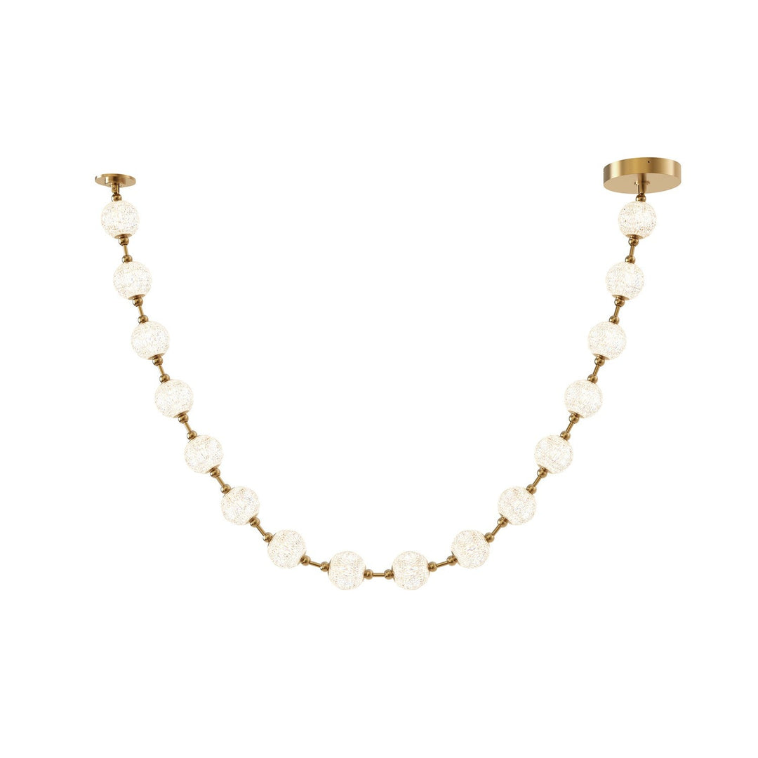 Alora Canada - PD321716NB - LED Pendant - Marni - Natural Brass