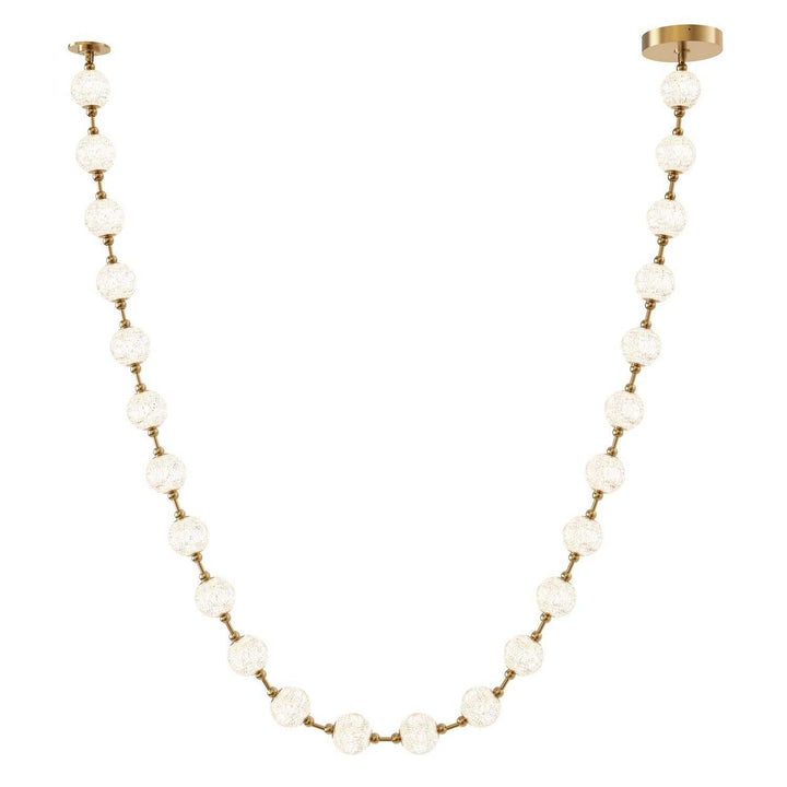 Alora Canada - PD321724NB - LED Pendant - Marni - Natural Brass