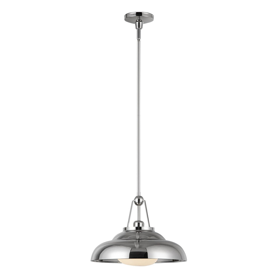 Alora Canada - PD344014PNGO - One Light Pendant - Palmetto - Polished Nickel/Glossy Opal